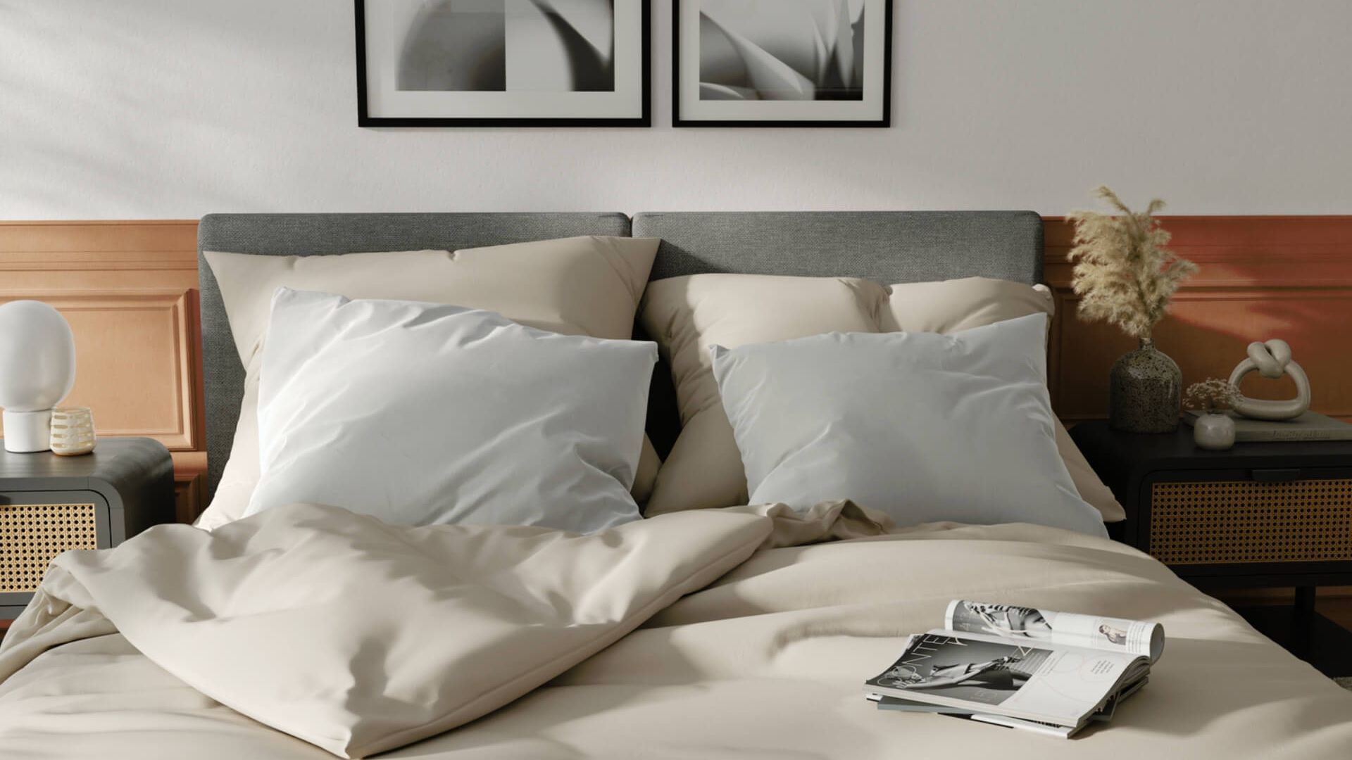 lenzuolo sopra in percalle sabbia