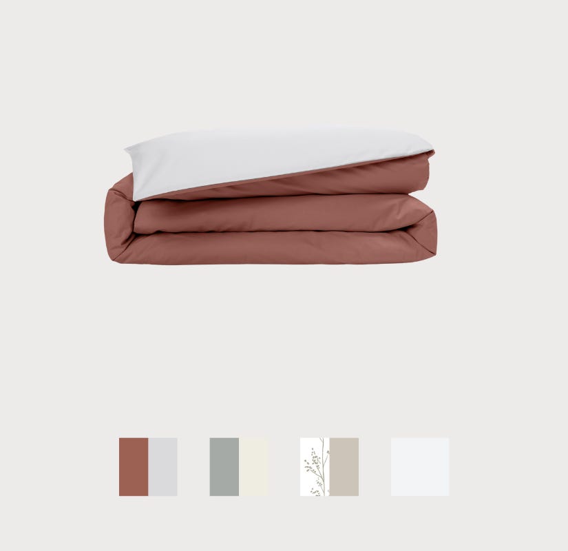 Emma Bed Linen 100% Cotton Sateen Duvet Cover