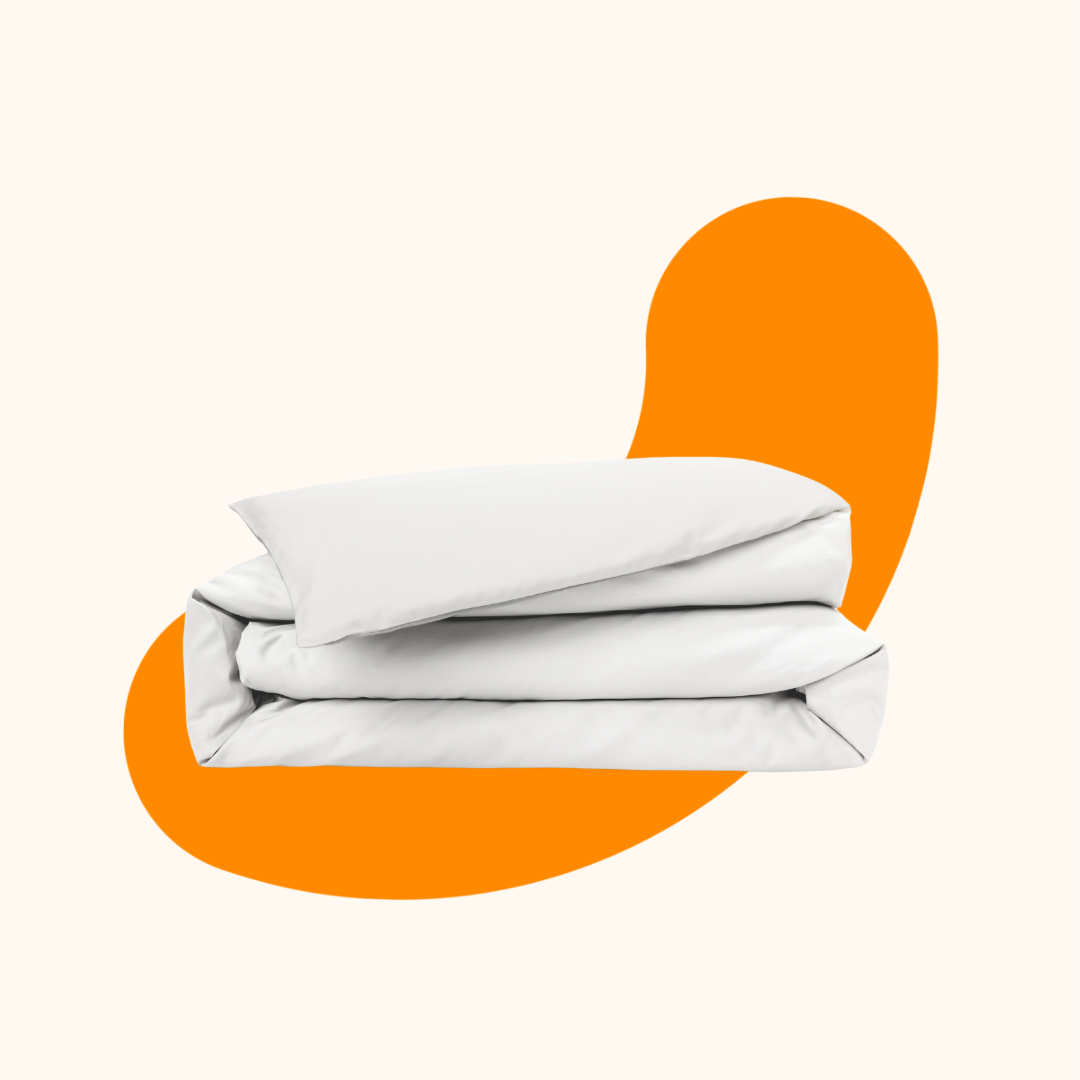 Emma Bed Linen Duvet Cover Sateen TC Plain