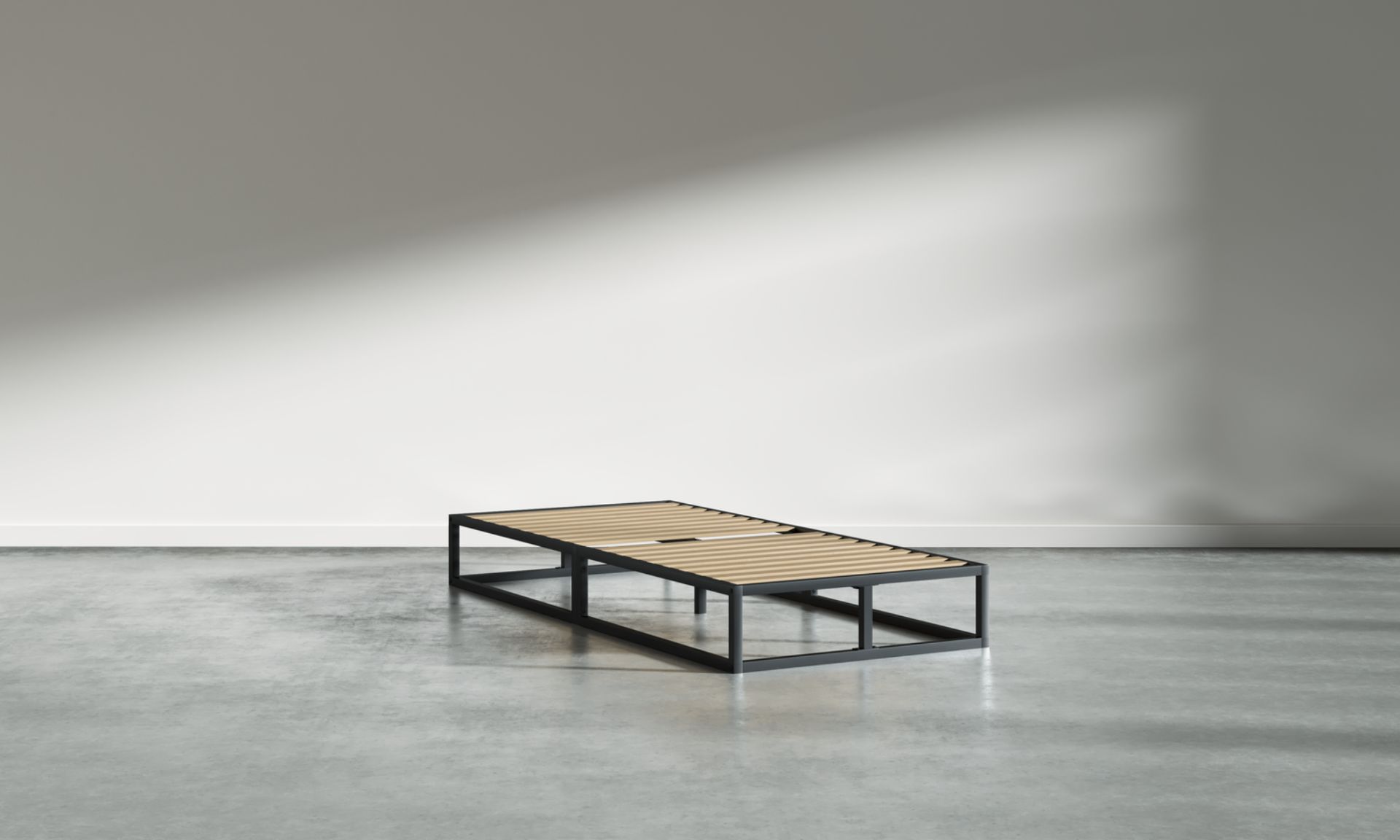 Letto in metallo singolo senza testiera