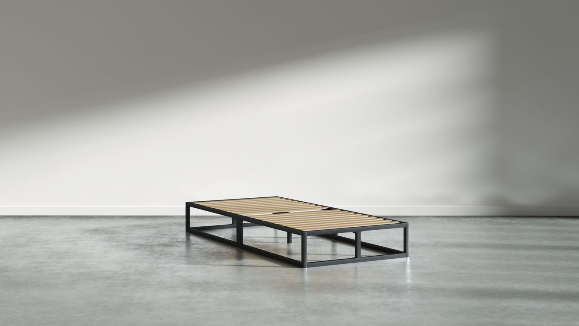 Letto in metallo singolo senza testiera