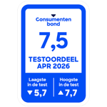 Consumentenbond 2025 score voor Emma Hybrid Premium Matras: 7,5
