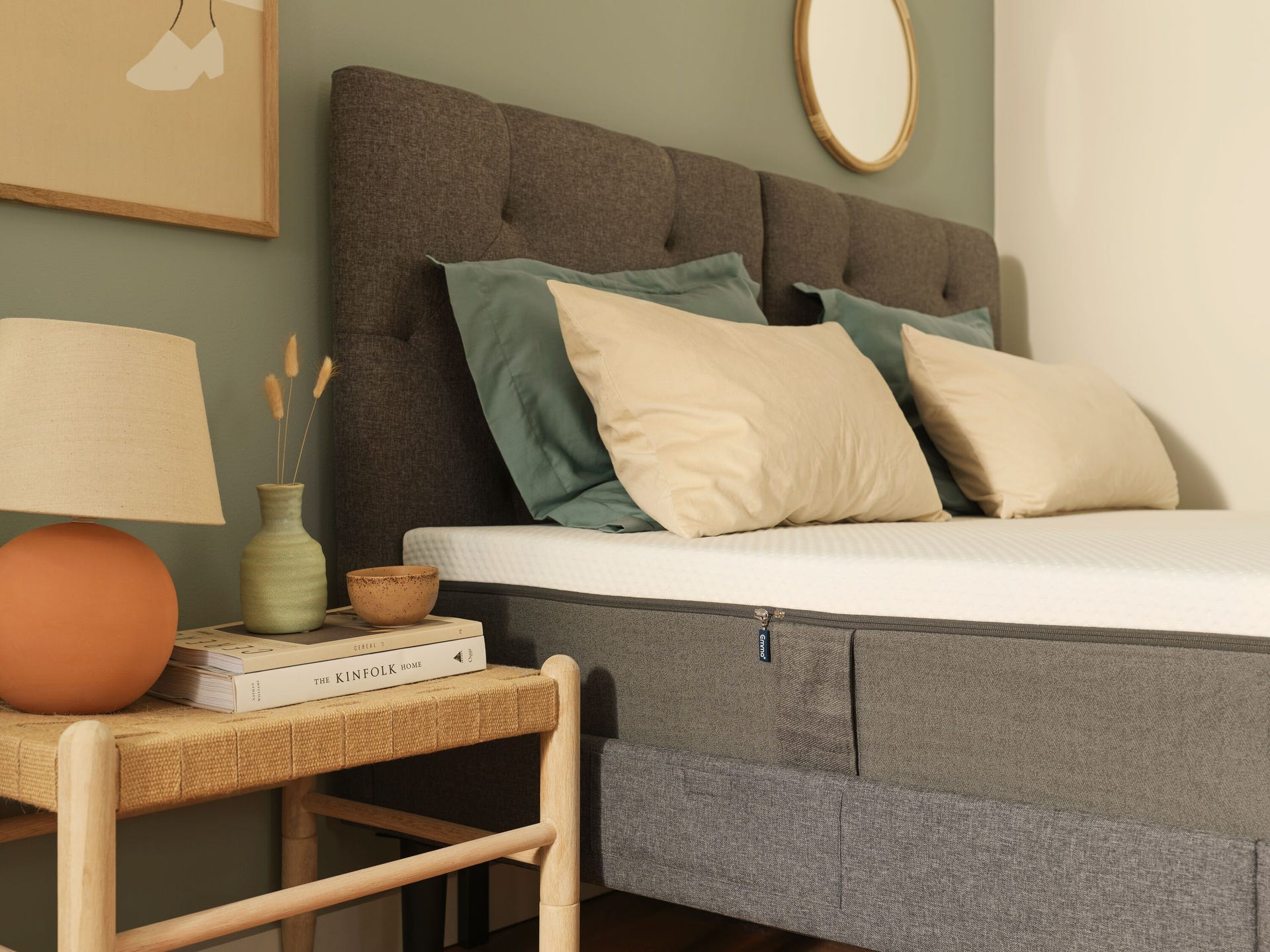 Colchón Enrollable Semidoble 120x190 cm con base cama - 2020 HOME