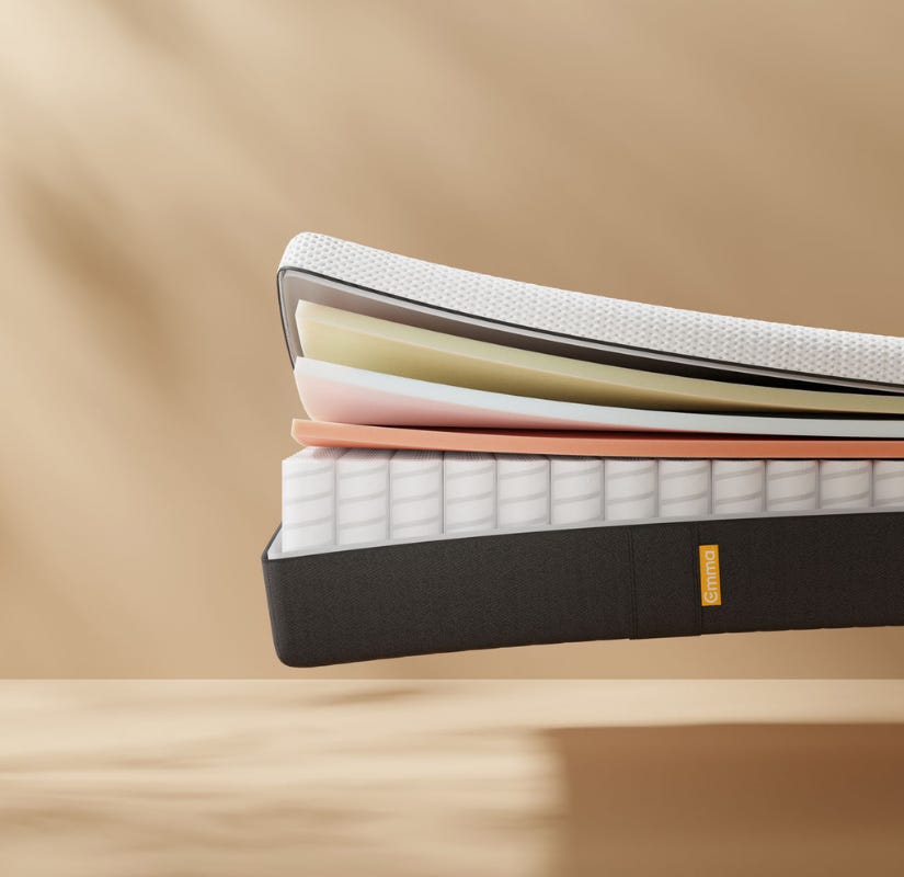 Emma Hybrid Premium Mattress - Best support mattress.