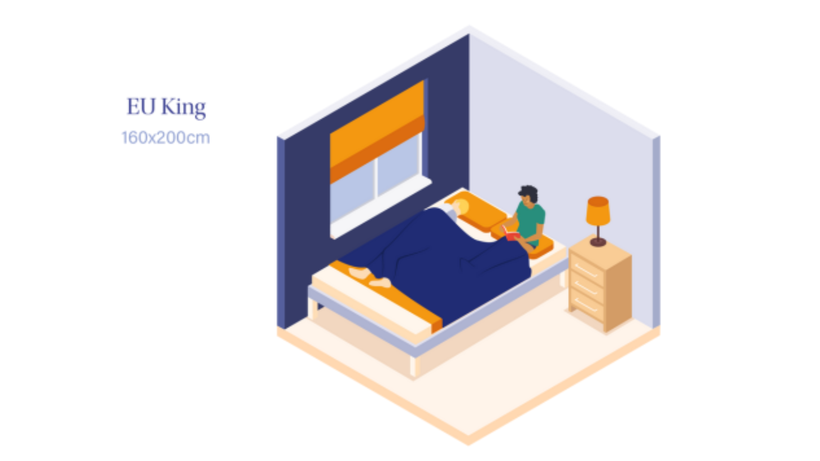 Emma Mattress Size Guide - EU King size mattress