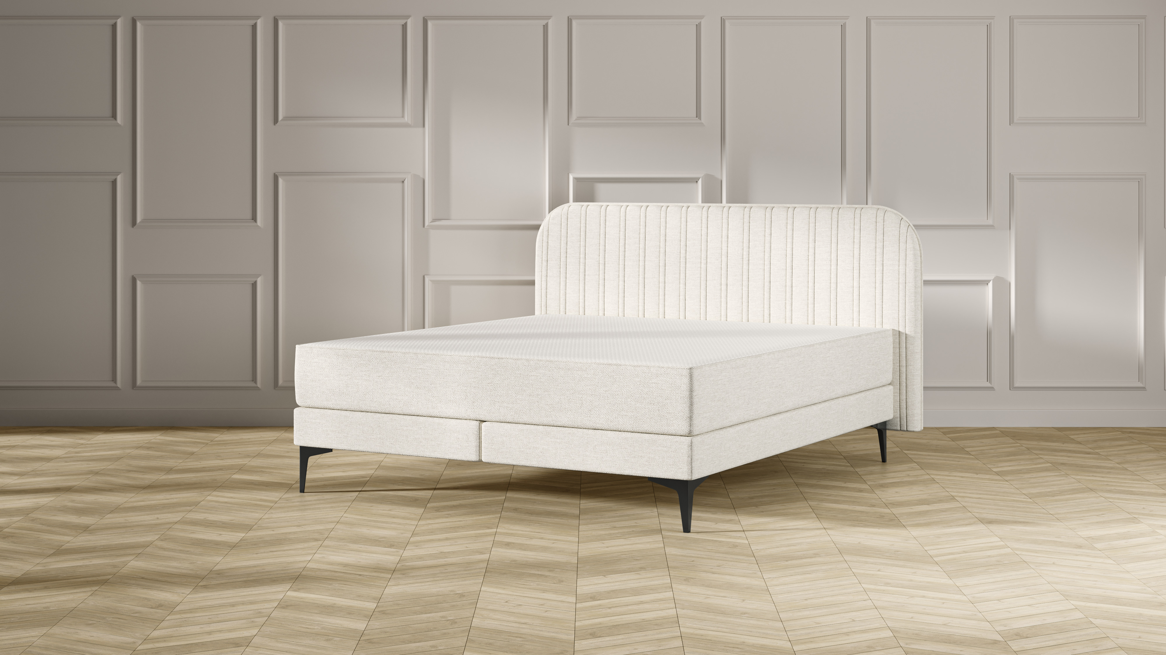 BSBV2_StripedHB Beige Metal