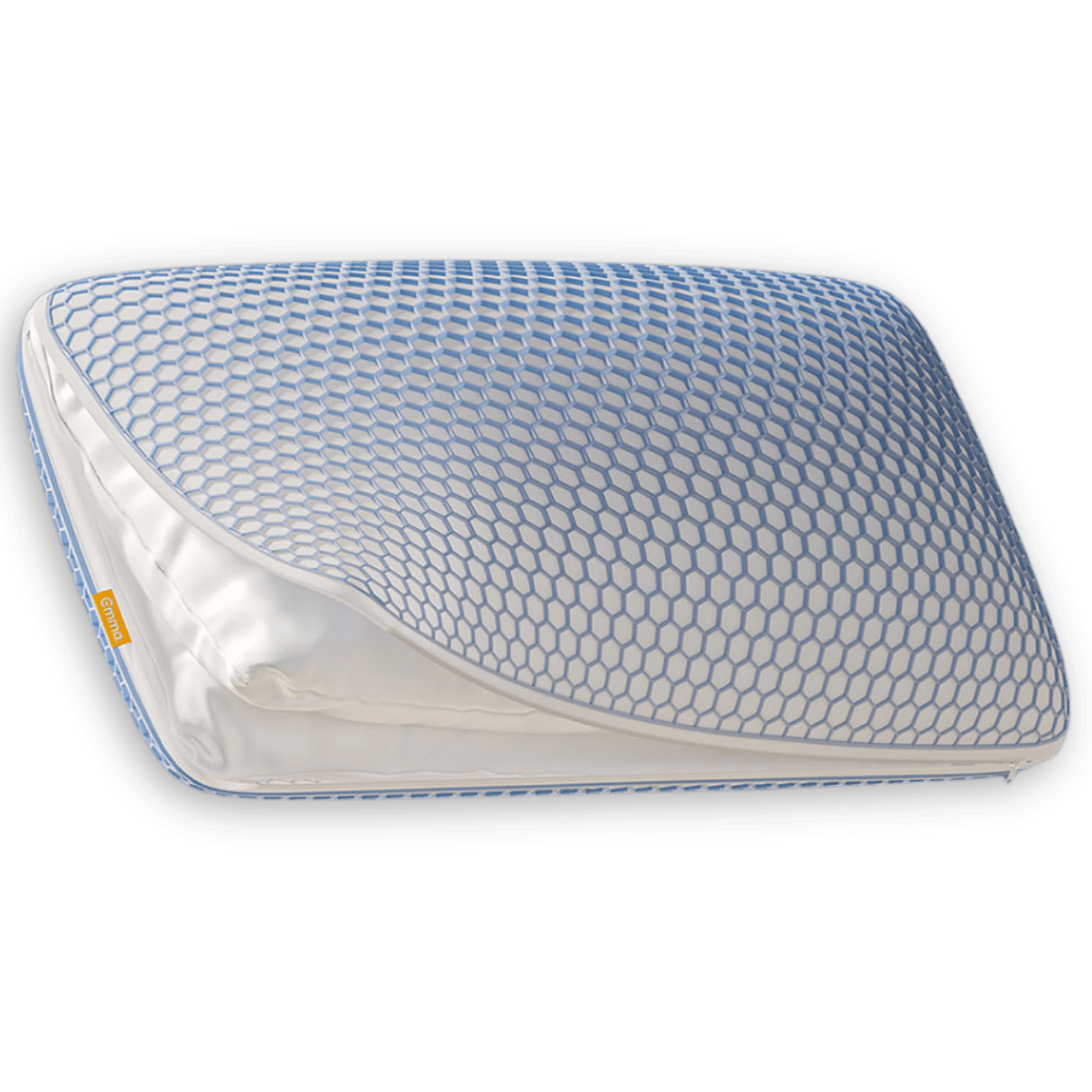 Emma Elite Flauschkissen mit sichtbaren Schichten.