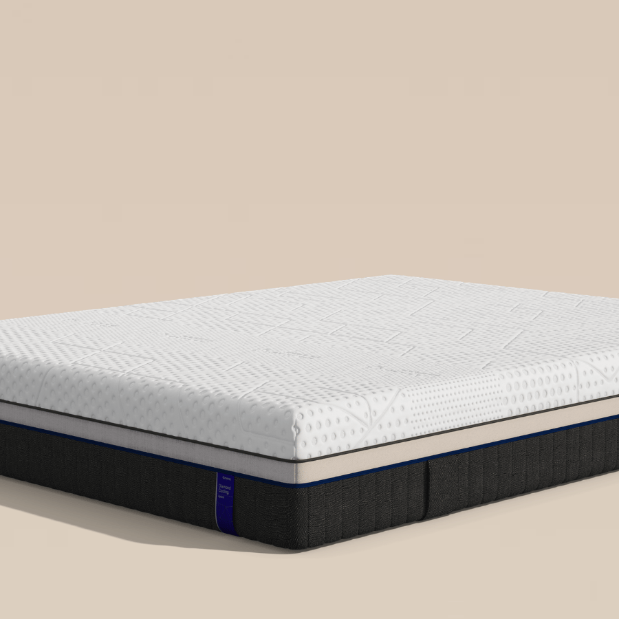 Colchón híbrido Emma Diamond Cooling de 30 cm con tecnología Sense Ice y propiedades antibacteriales para un descanso fresco y premium.