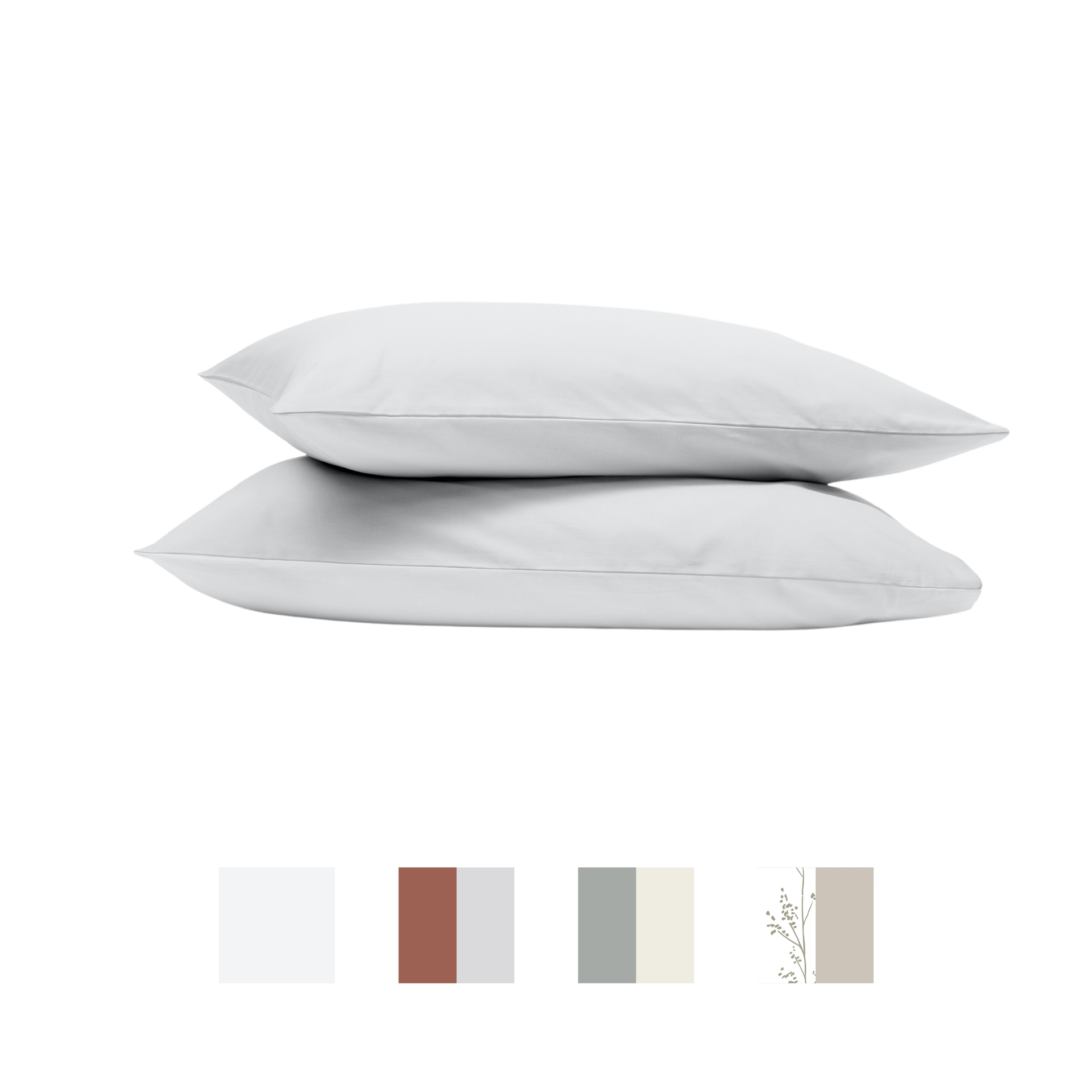 Emma Bed Linen 100% Cotton Sateen Pillowcases