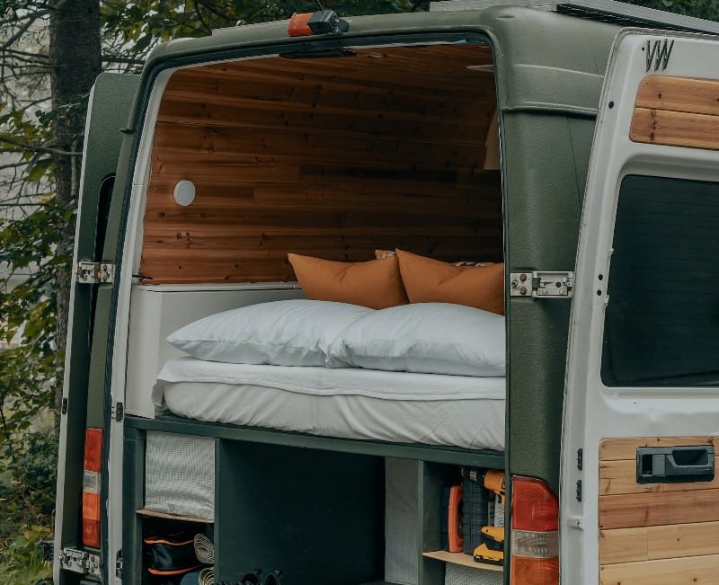 Matelas van aménagé