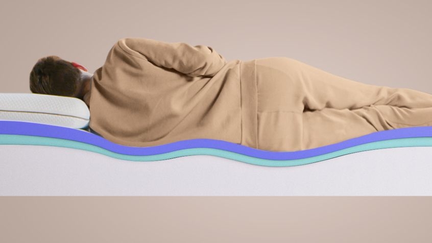 Emma Hybrid Airgrid Mattress exceptional support.