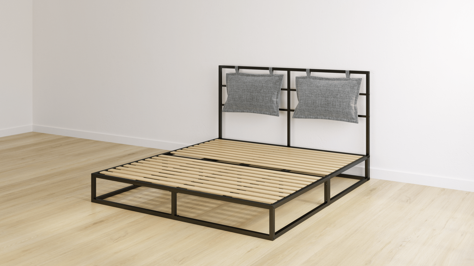 Letto in metallo matrimoniale con testiera