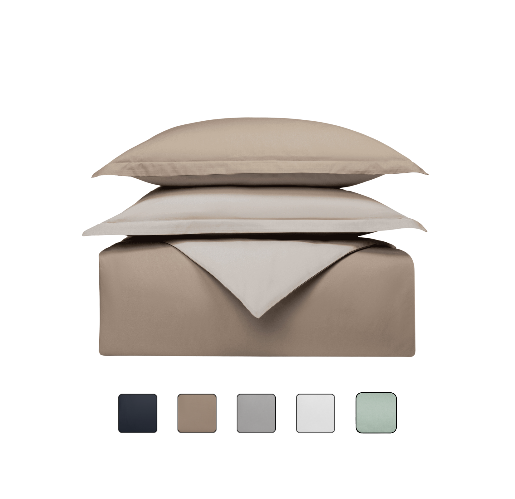 Emma Classic Bettwäsche Set in Beige.