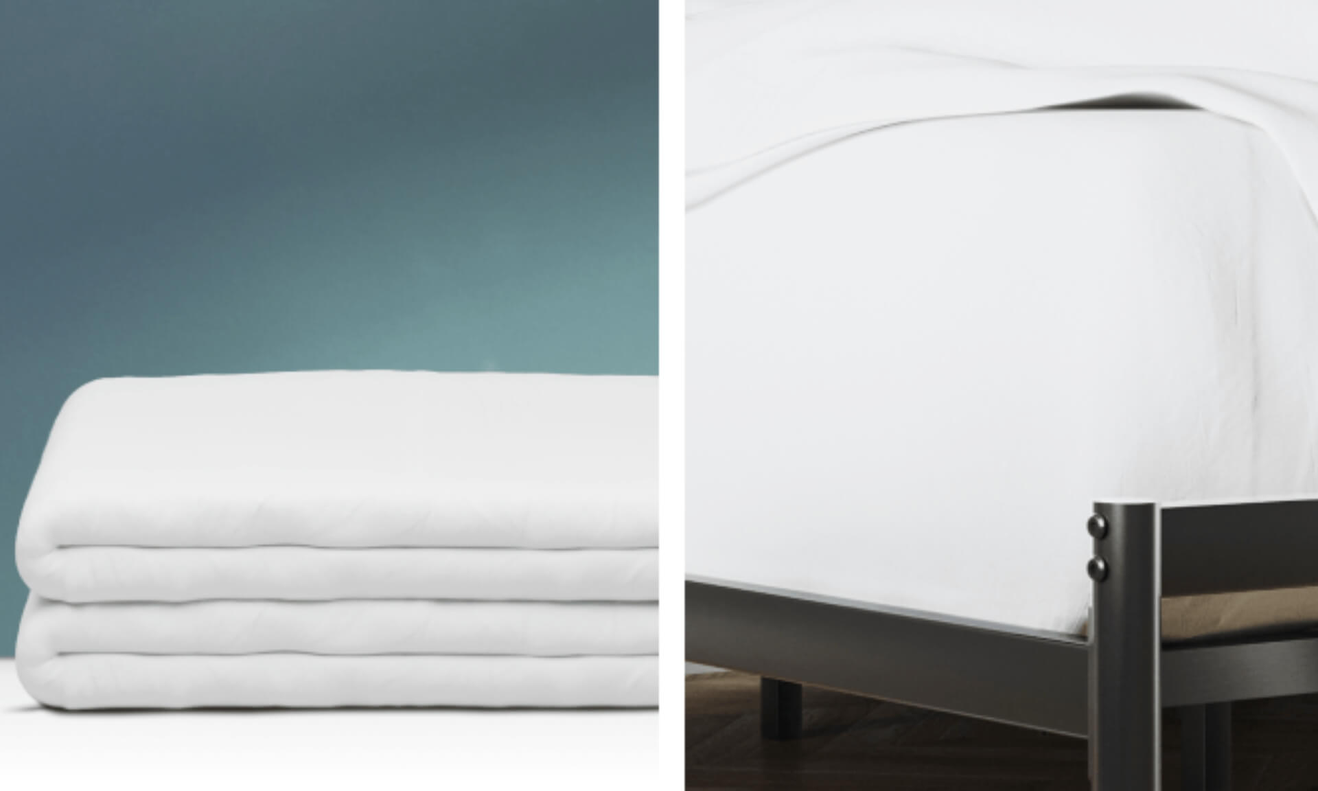 Lenzuolo sopra bianco