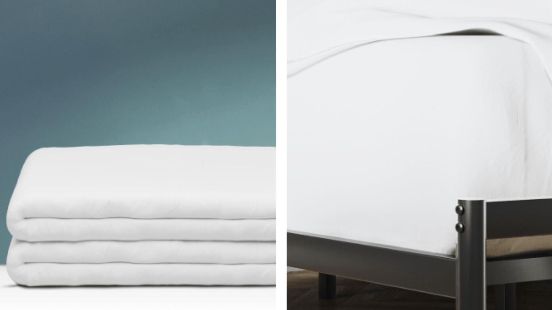 Lenzuolo sopra bianco