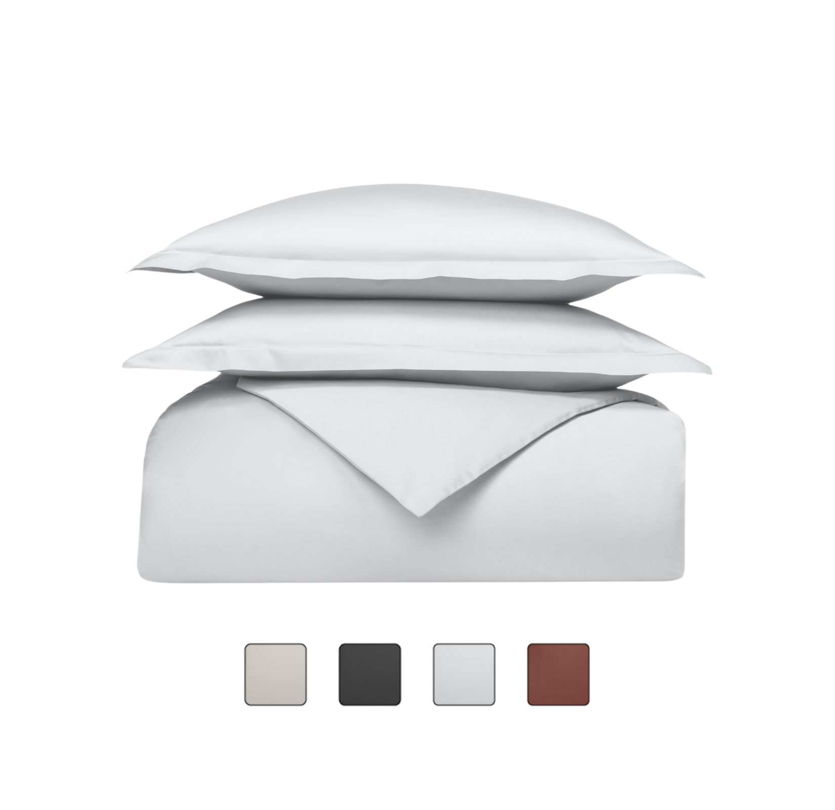Emma Premium+ Bettwäsche Set in Weiß.