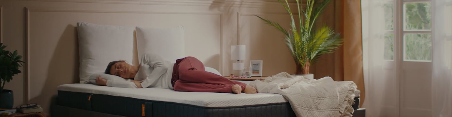 Display of layers that compose the mattress