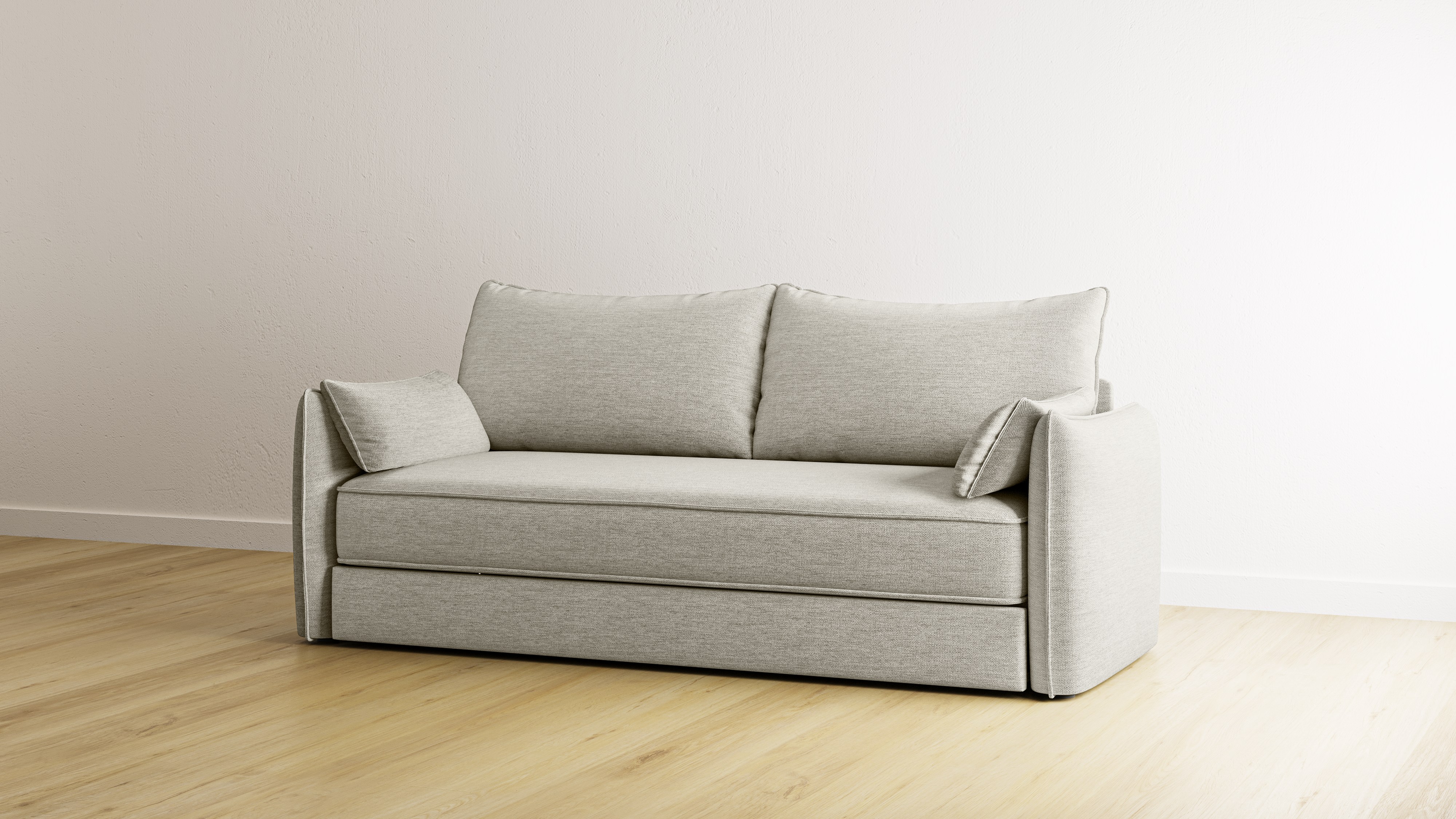 Beiges Emma Premium Schlafsofa.
