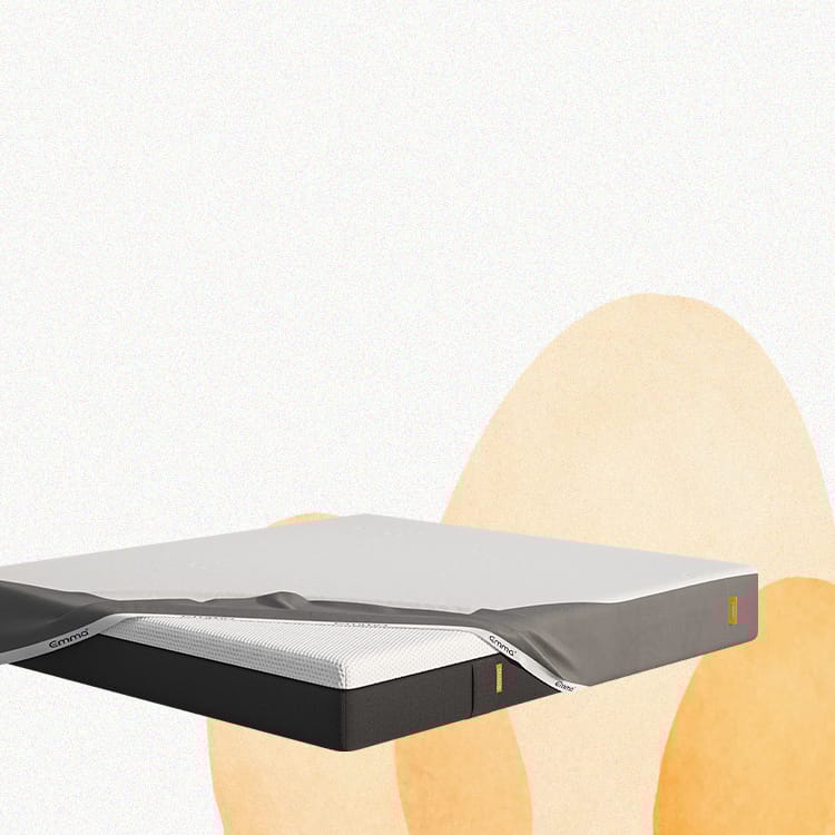 Emma Mattress Protector on top of Emma Mattress