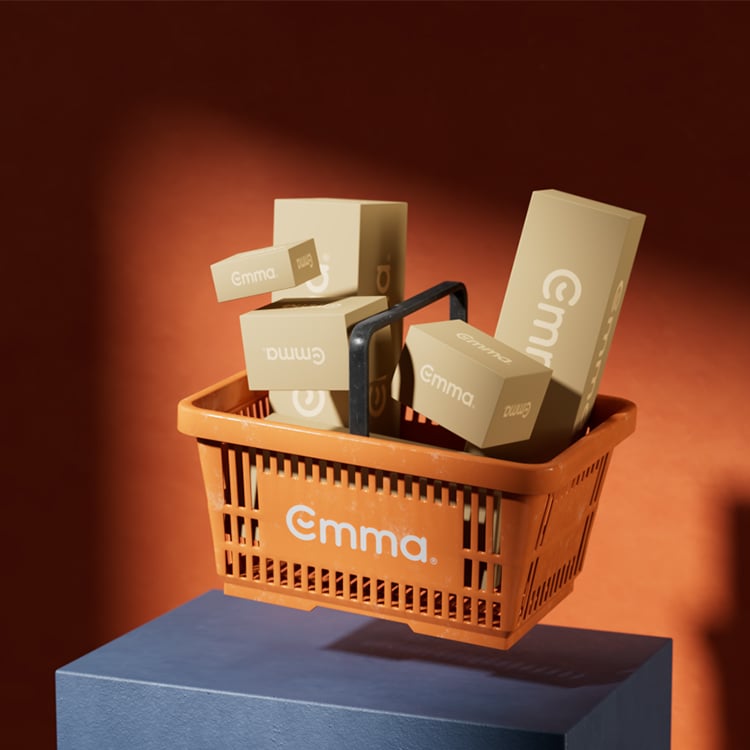 Wochenaktion auf der Emma Startseite mit zeitlich begrenztem Angebot.