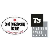Good Housekeeping Institute approved 2026 and T3 Platinum award.