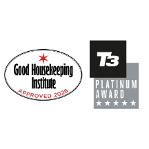 Good Housekeeping Institute approved 2026 and T3 Platinum award.