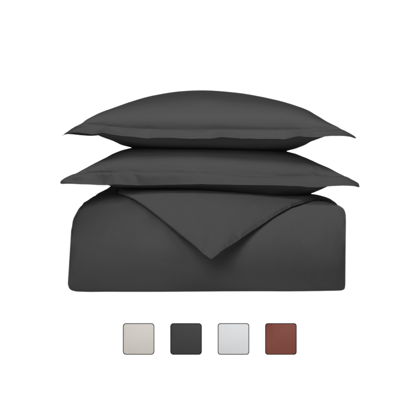 Emma Premium+ Bettwäsche Set in Schwarz.