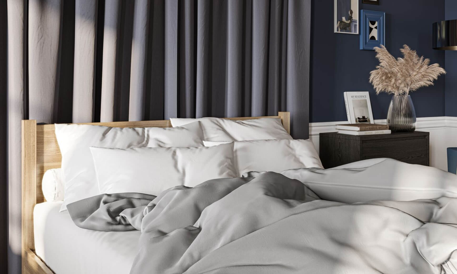 lenzuolo sopra in percalle grigio