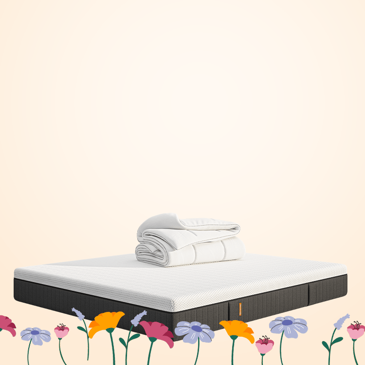 Emma Spring & Autumn Duvet Mattress - Spring themed background