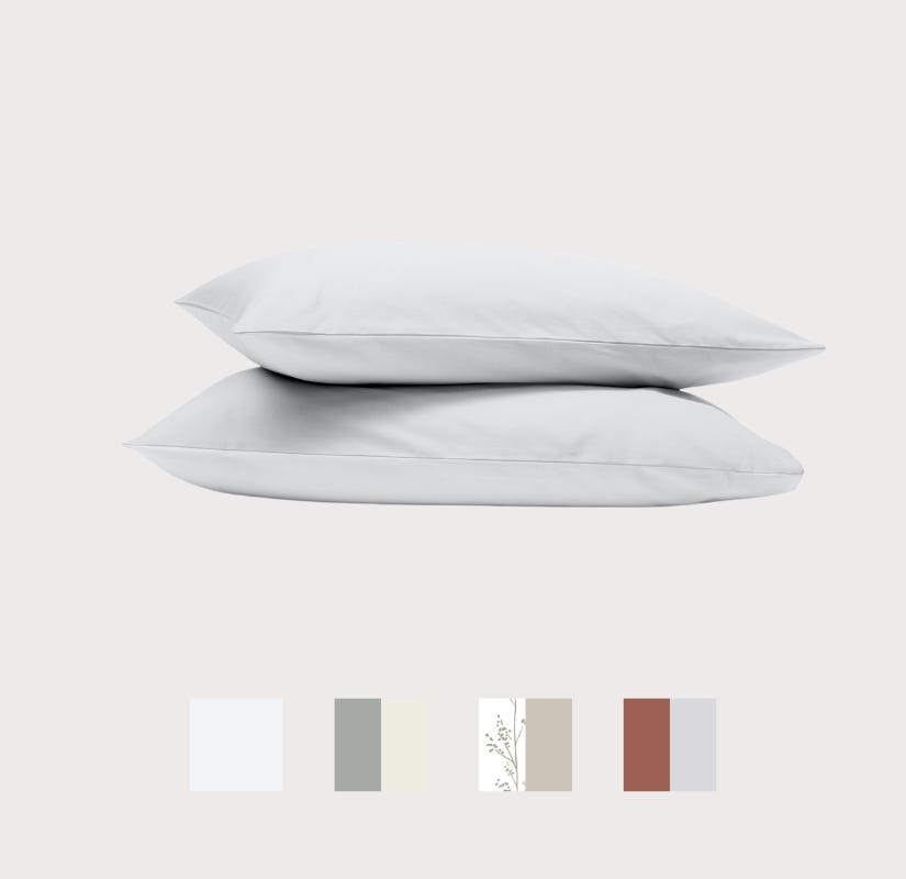Emma Bed Linen 100% Cotton Sateen Pillowcases