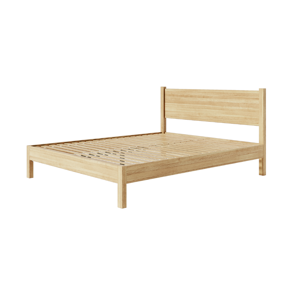 Emma Wooden Bed - Beautifully crafted and eco-responsible.