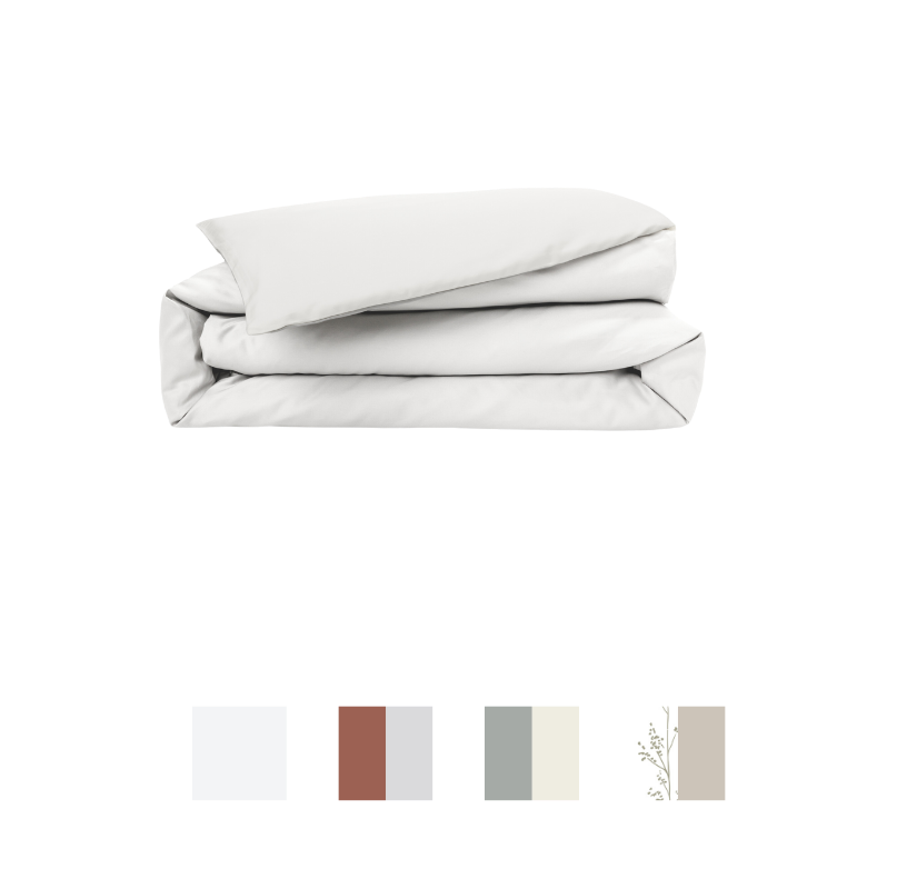 Emma Bed Linen 100% Cotton Sateen Duvet Cover