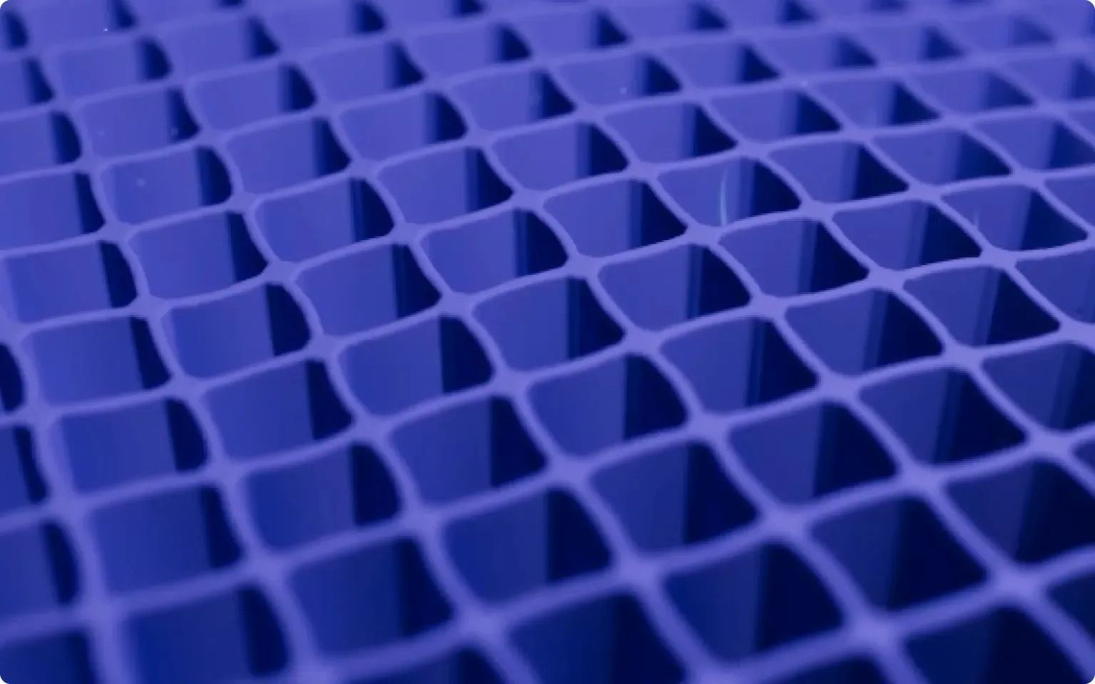 Struttura a griglia blu in gel