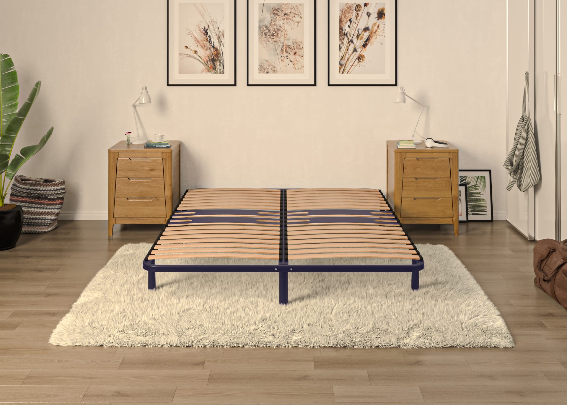 Emma Platform Bed - simple supportive design.