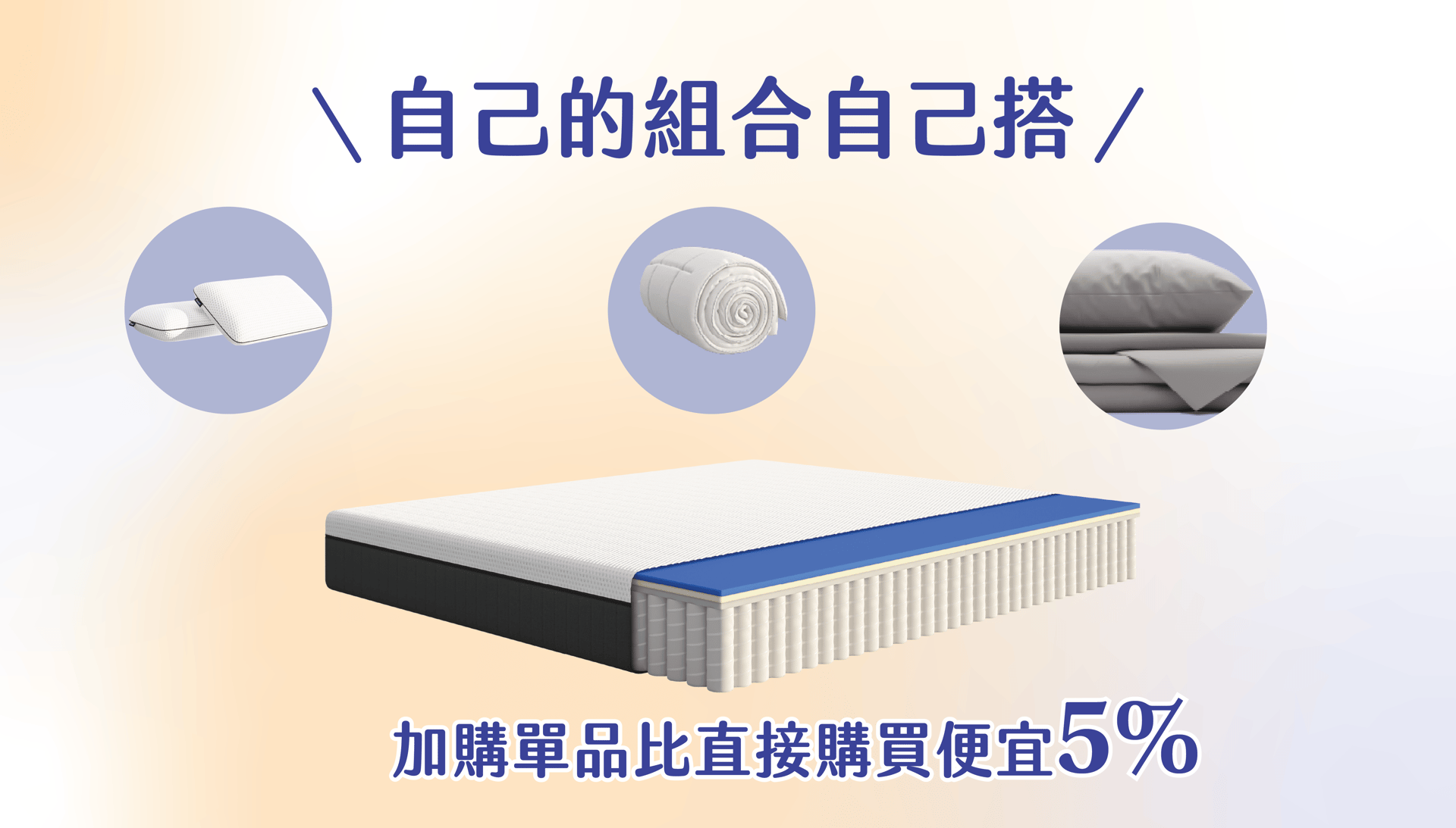 Hybrid 獨立筒床墊推薦|AeroFlex®獨立筒技術 | 德國Emma