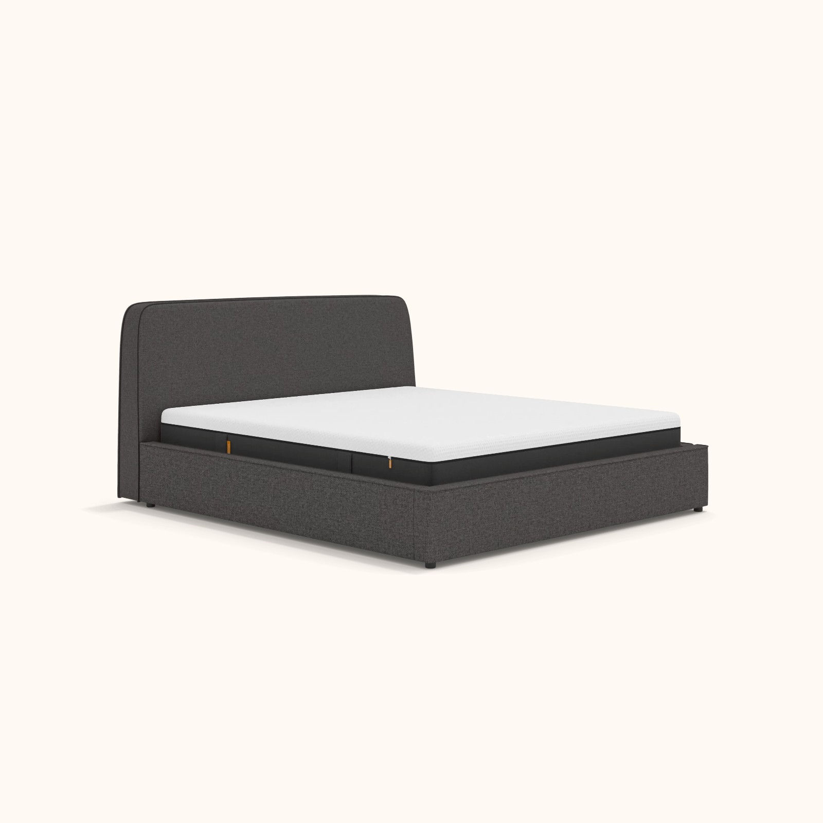 Emma Original Ottoman Bed 180x200 - Grey