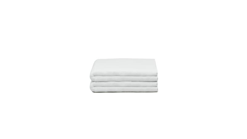 Fitted sheet - white