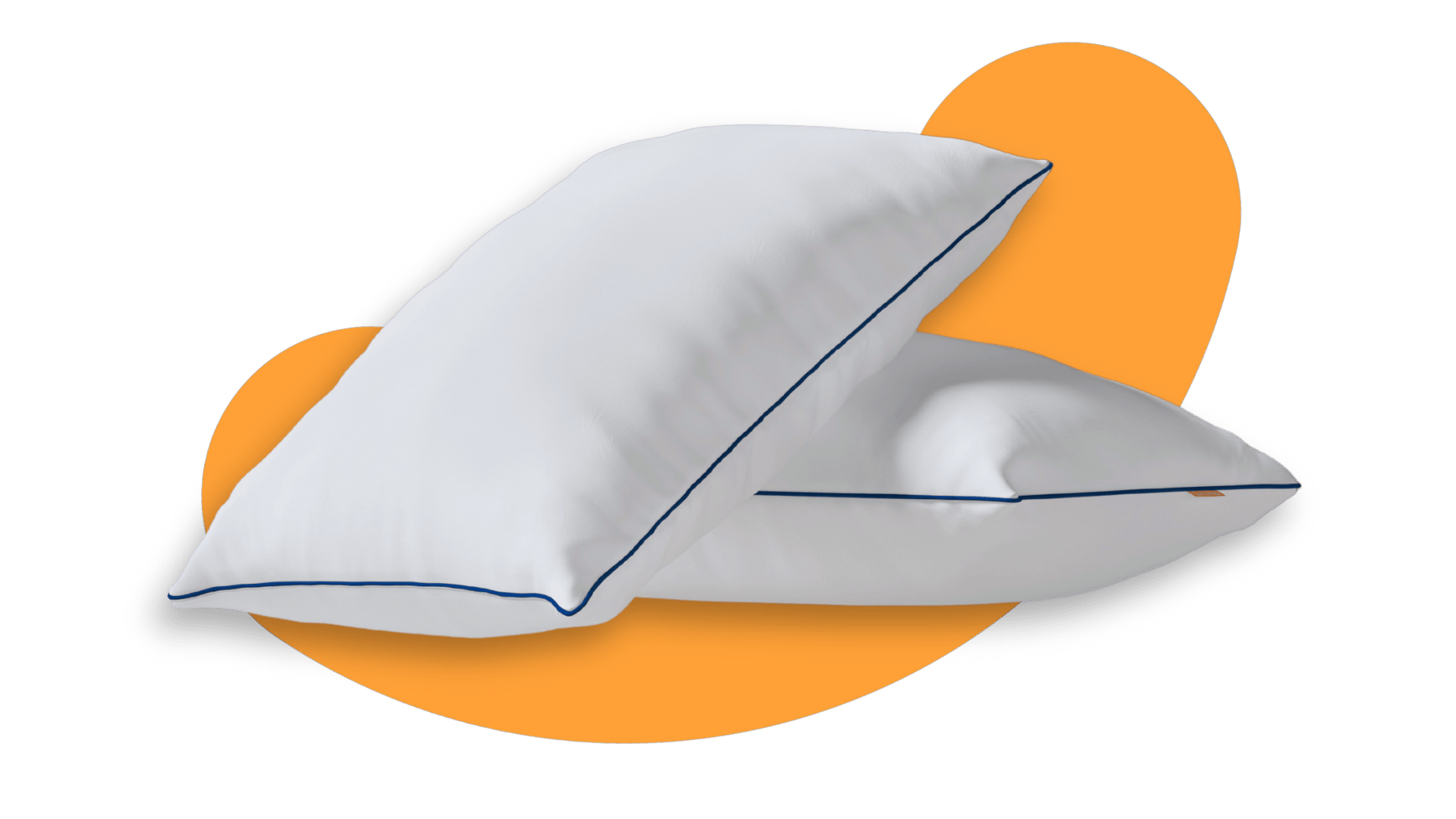 2er-Pack: Emma Classic Flauschkissen mit sichtbaren Schichten.