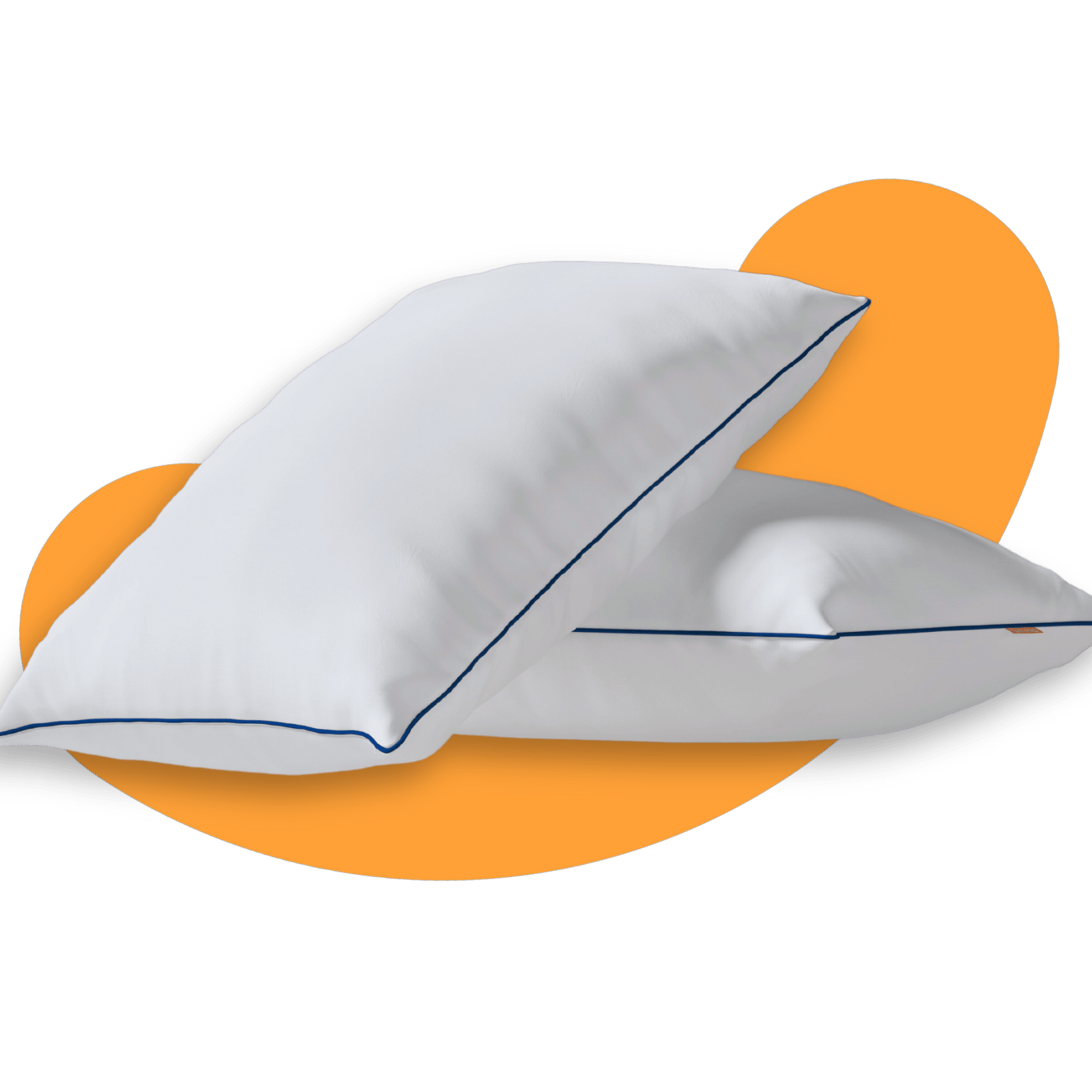 2er-Pack: Emma Classic Flauschkissen mit sichtbaren Schichten.