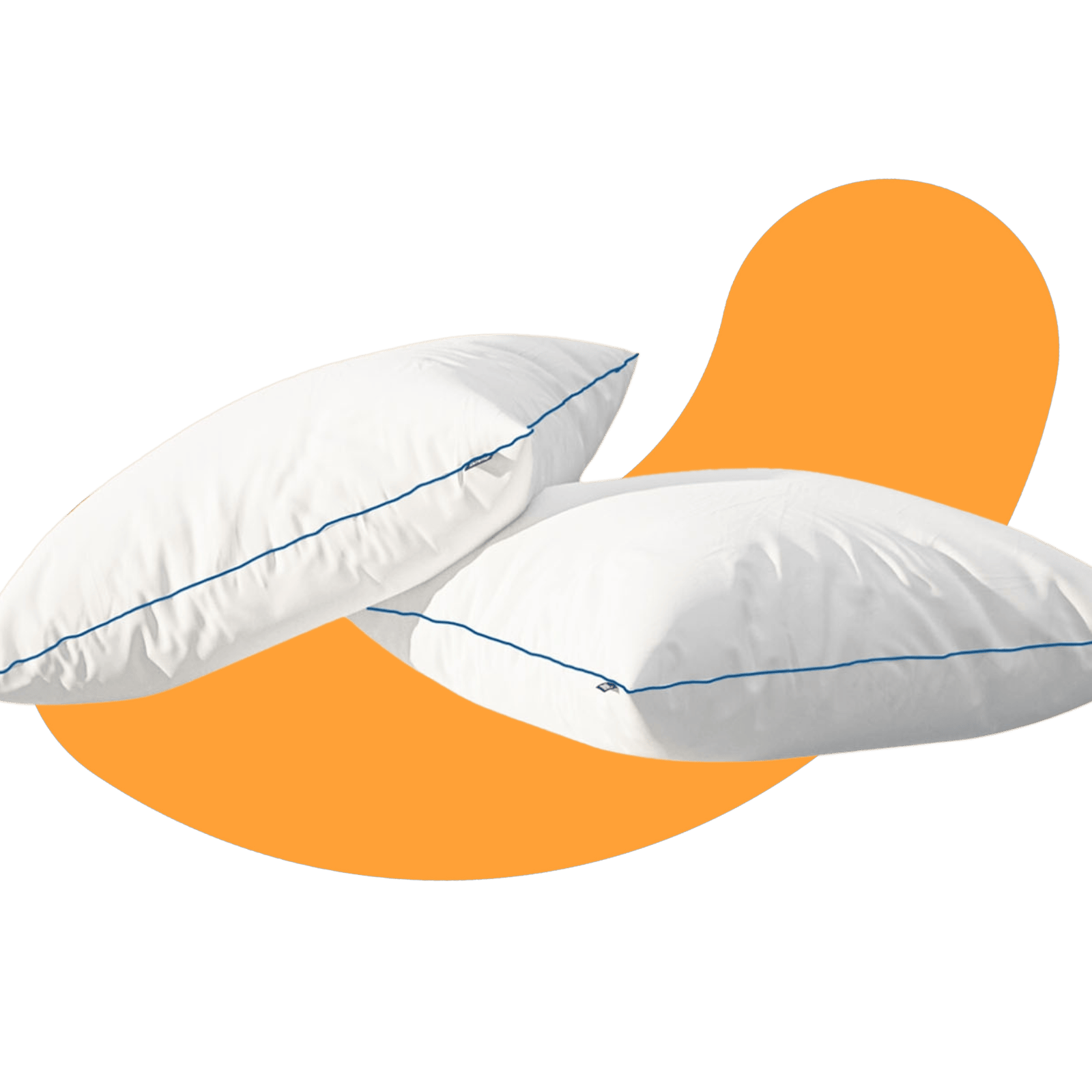 2er-Pack: Emma Premium Flauschkissen mit sichtbaren Schichten.