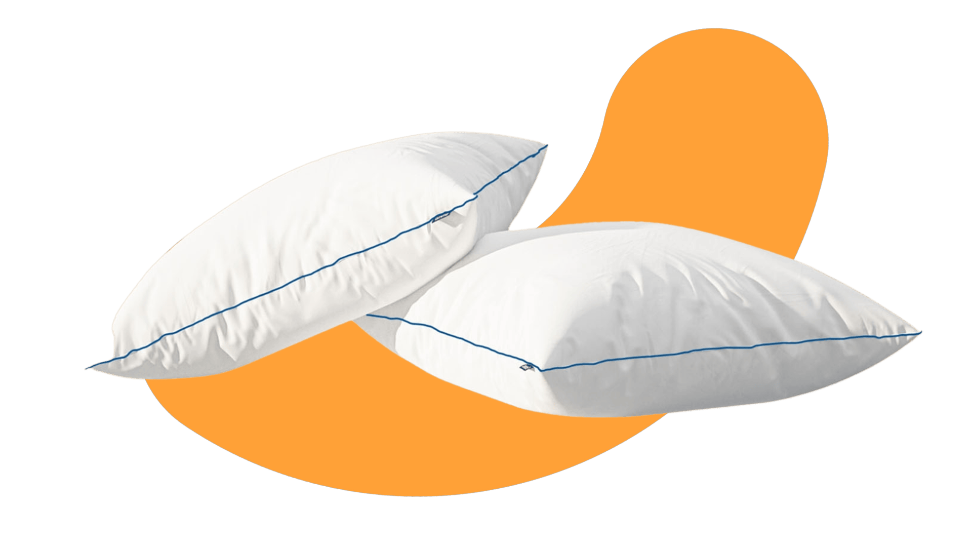 2er-Pack: Emma Premium Flauschkissen mit sichtbaren Schichten.