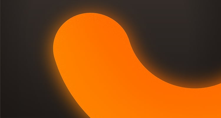 Emma schwarzer Hintergrund mit orangefarbenem Black Weeks Design.