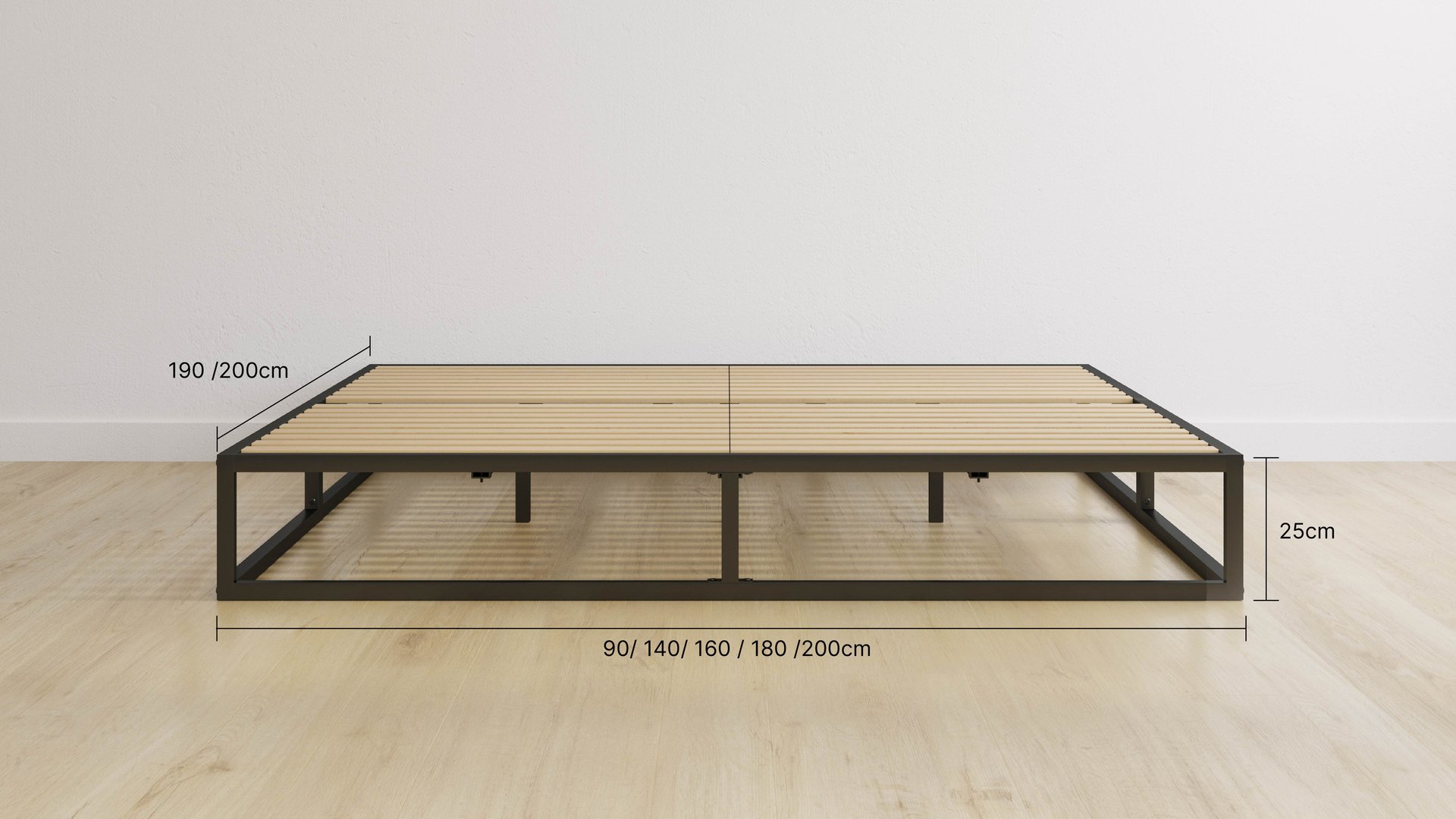 Emma Metal Bed Measurements