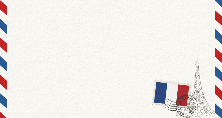 Lit moderne avec tête de lit grise et pieds noirs, recouvert de draps blancs. Deux oreillers blancs et une pile de linge plié sont posés sur le matelas. Arrière-plan beige avec une forme orange abstraite.