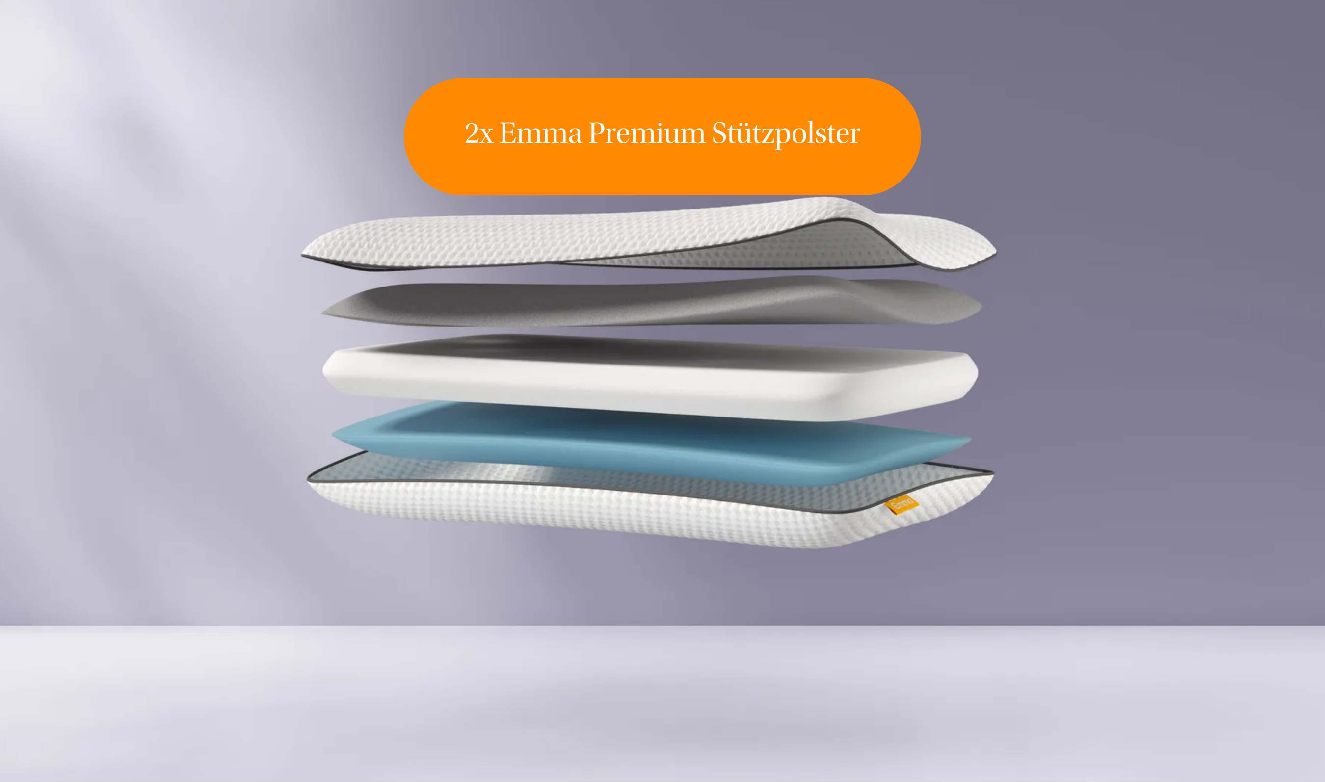 Emma Premium Stützpolster 2x