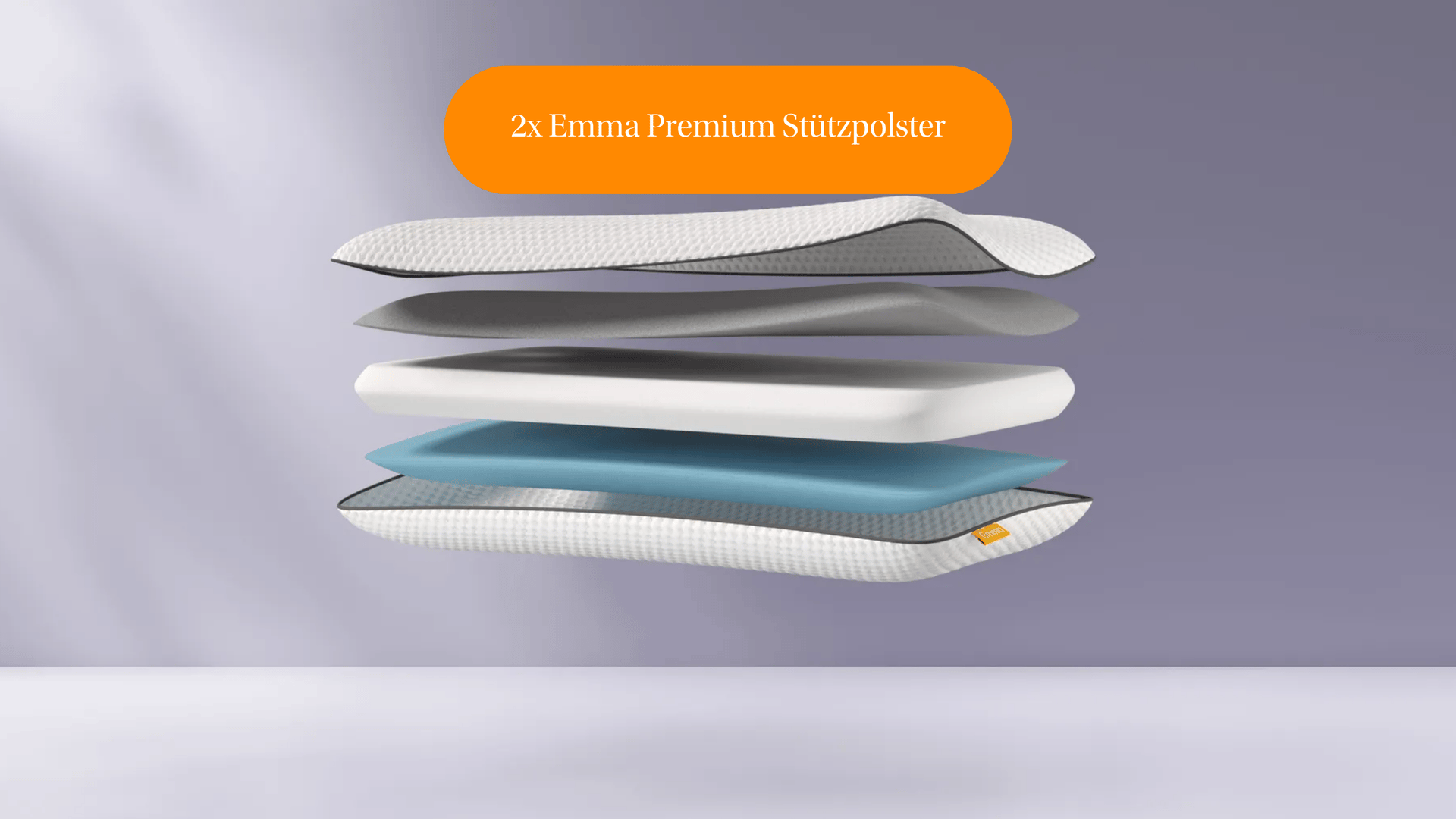 Emma Premium Stützpolster 2x