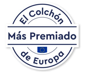 Logo sobre el colchón más premiado de europa