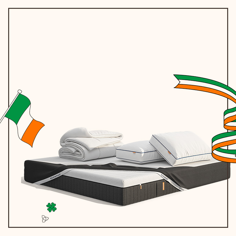 Two Emma Mattresses positioned vertically