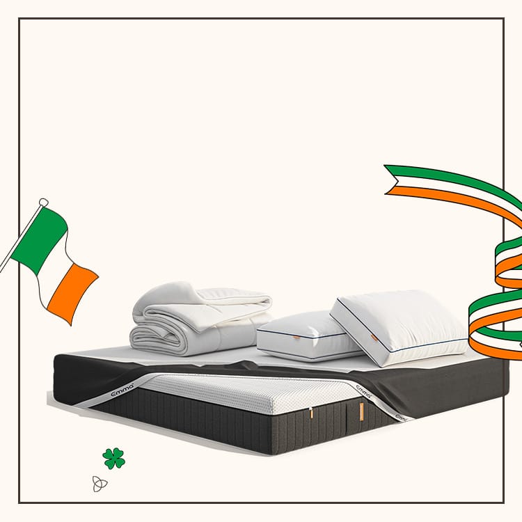 Two Emma Mattresses positioned vertically