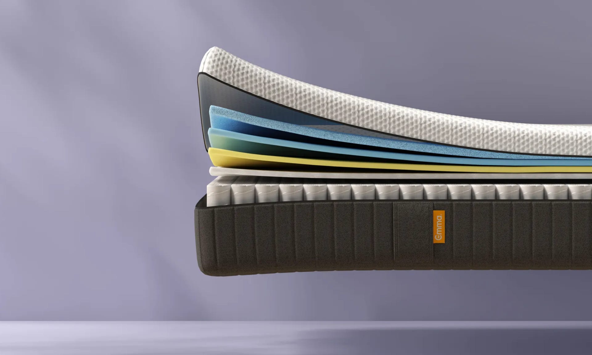 Colchón Emma Hybrid Termoluxe vista lateral